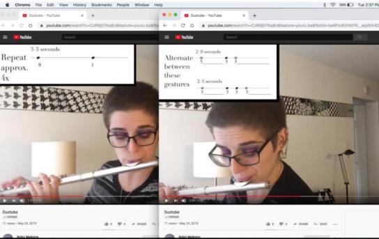 DuoTube Screen Example cleaner